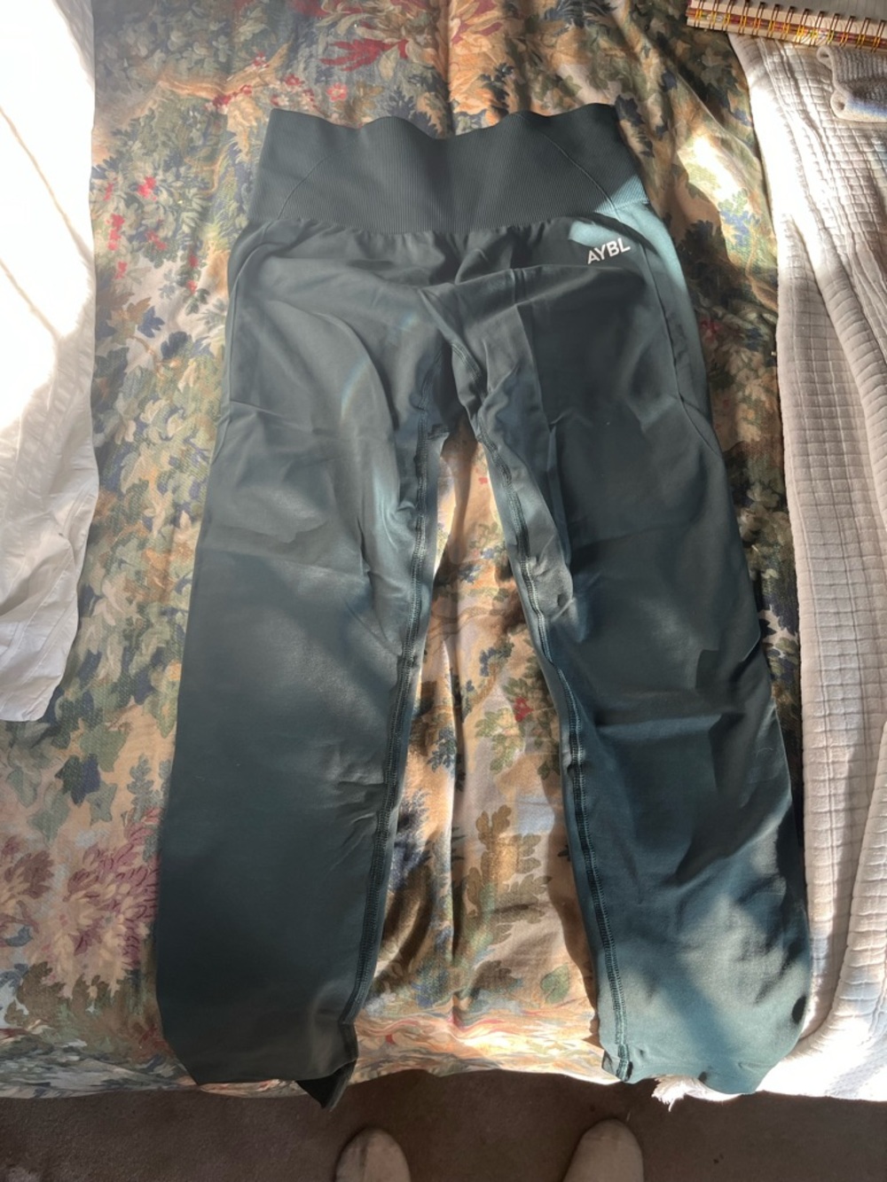 AYBL Empower High-Waist Green Athletic Leggings